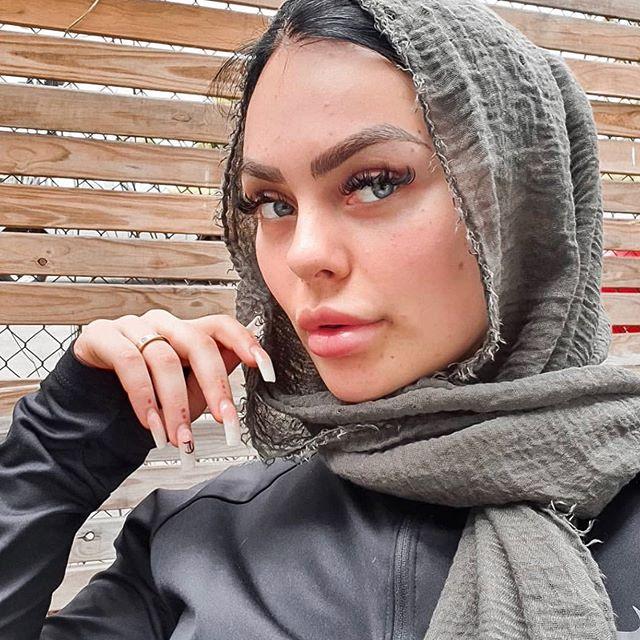 Divinity Crinkle Cotton Hijab worn... - Divinity Collection