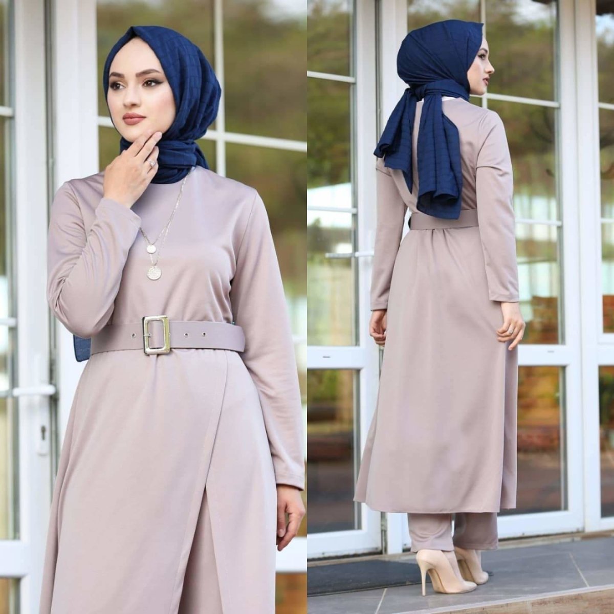 Mocha Long Tunic and Pants... - Divinity Collection