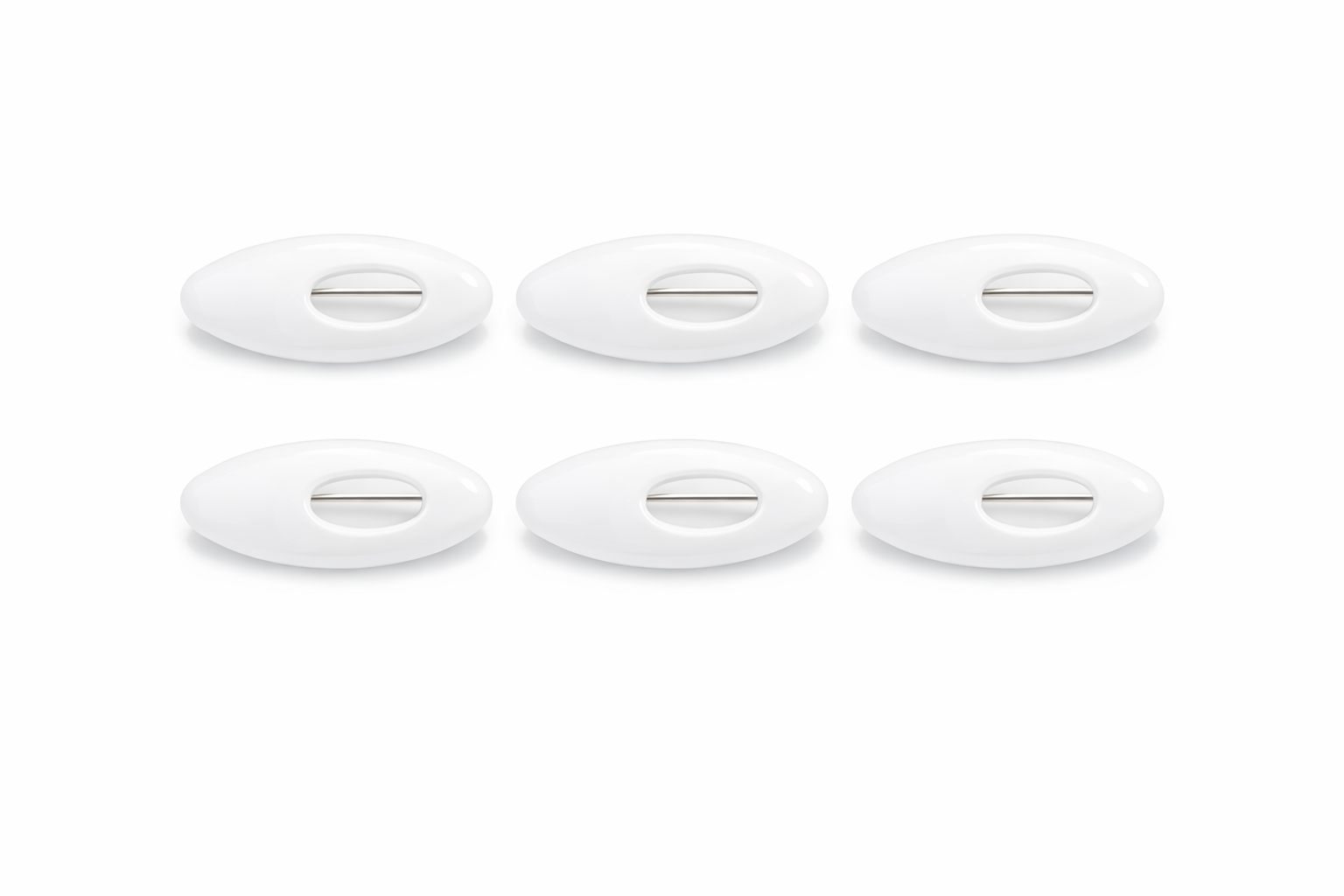 White Japanese Hijab Safety Pins 1 Piece