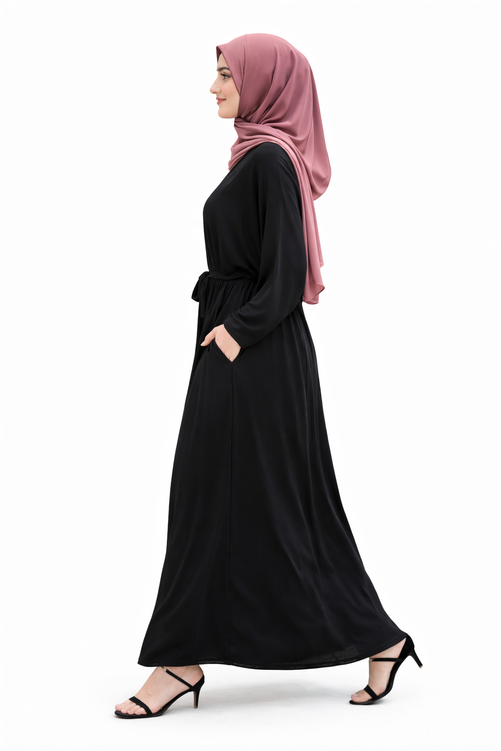 The Essential Batwing Maxi Dress – Black