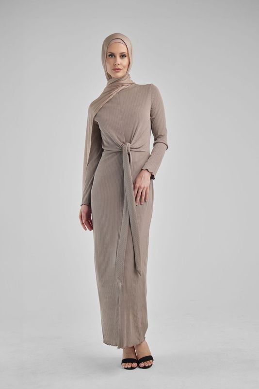 Fossil Wrapped Dress - Hijab House - Divinity Collection
