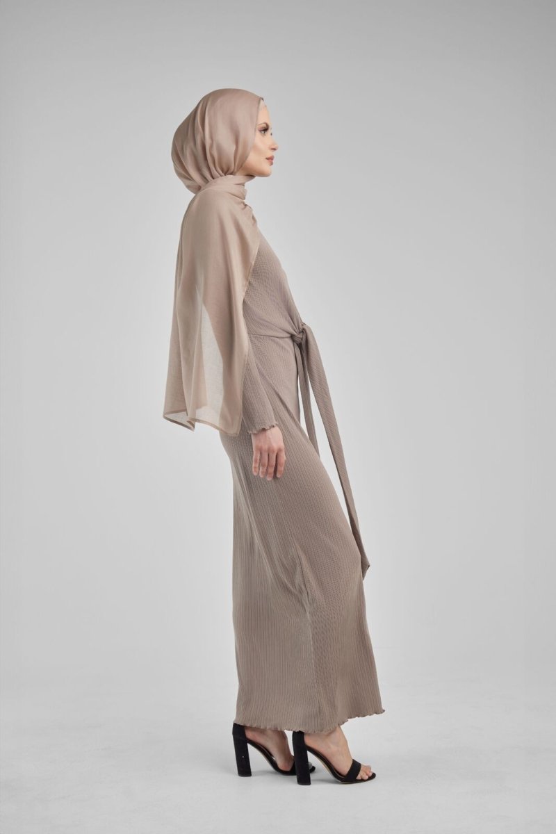 Fossil Wrapped Dress - Hijab House - Divinity Collection
