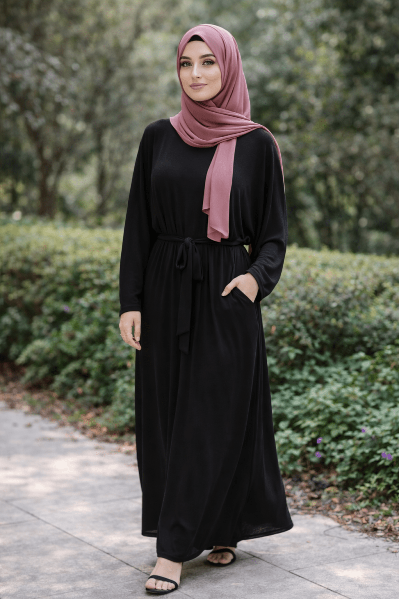 The Essential Batwing Maxi Dress – Black - Divinity Collection