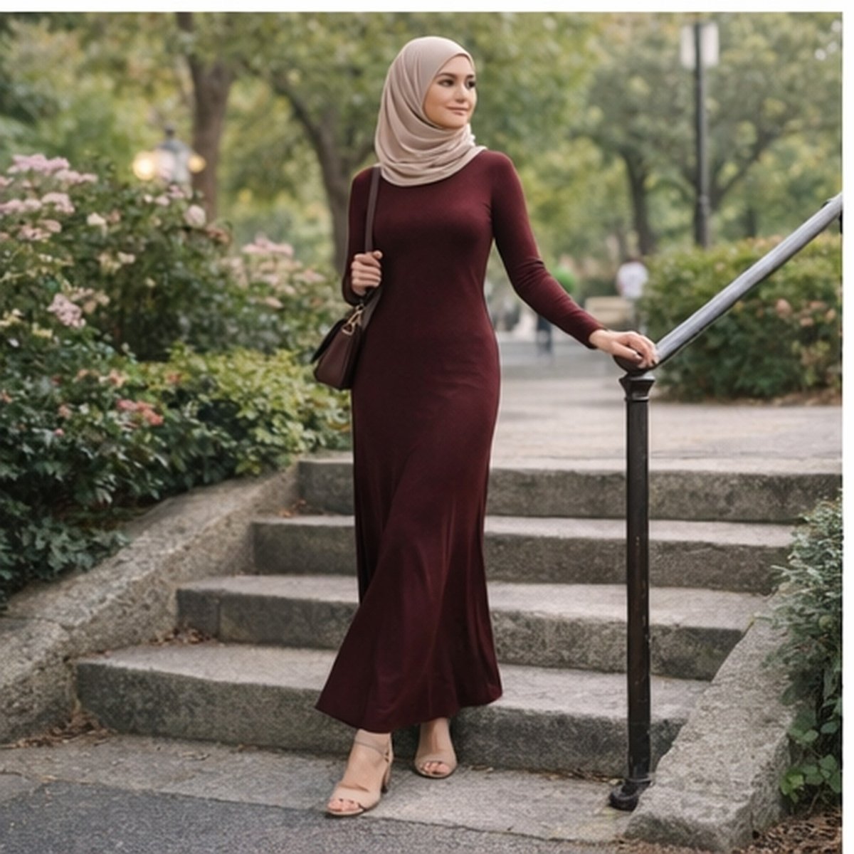 The Maroon Body Luxe Set - Divinity Collection