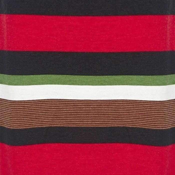 Woollen Red and Green Stripe Skirt - Divinity Collection