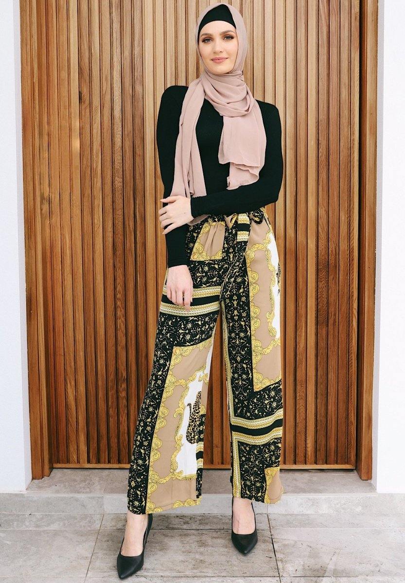 Baroque Palazzo Pants - Divinity Collection