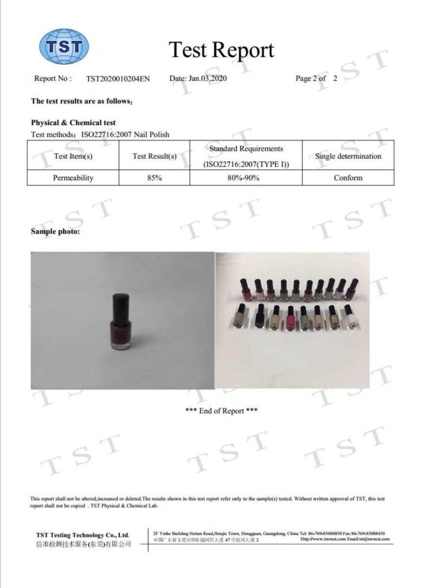 Divinity Collection Permeable Halal Nail Polish - Jet Black - Divinity Collection