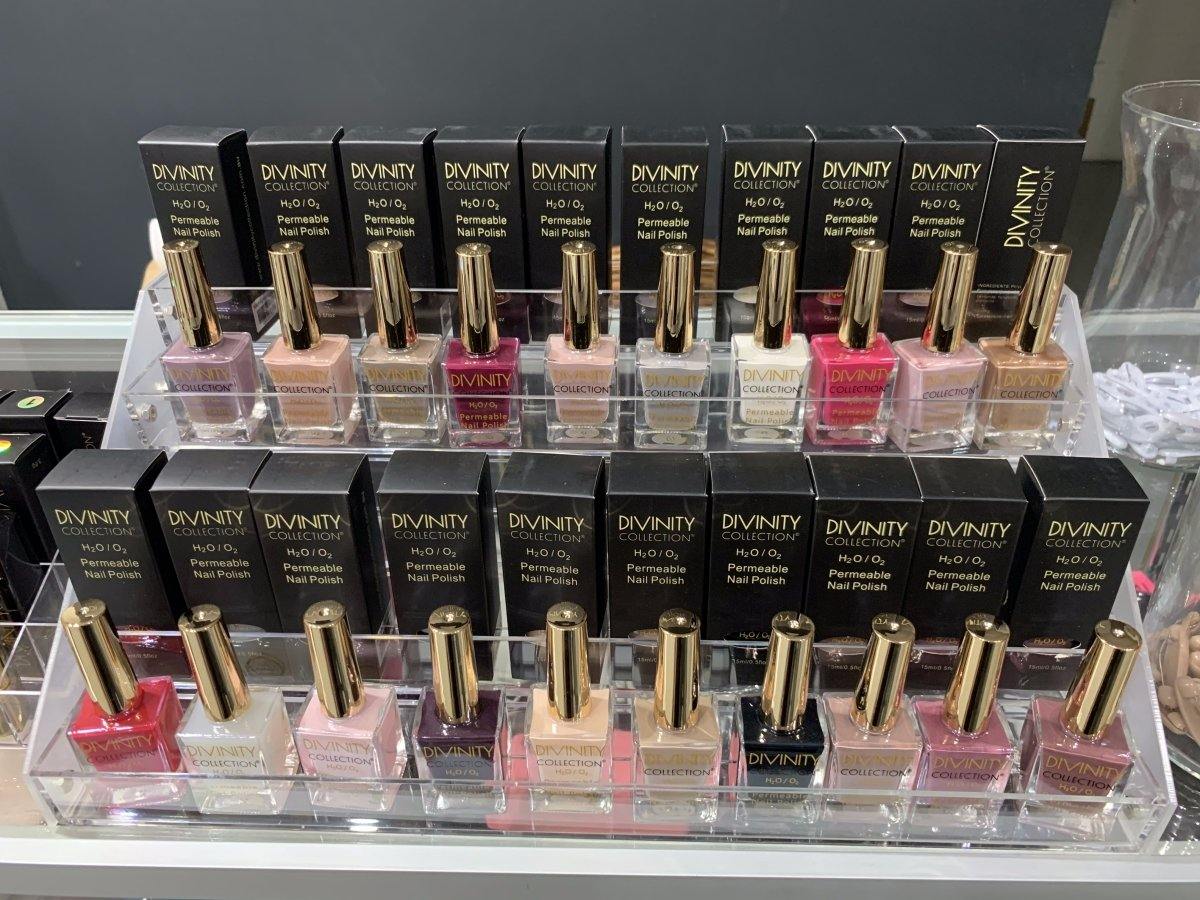 Divinity Collection Permeable Halal Nail Polish - Jet Black - Divinity Collection