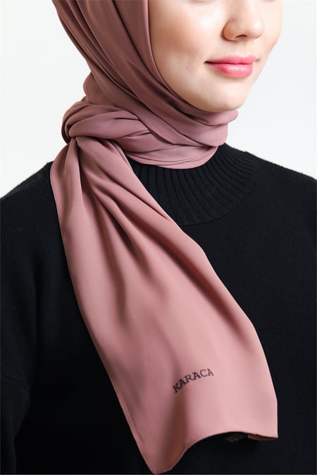 Hybrid Textured Chiffon Shawl - Light Brown - Divinity Collection