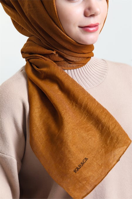 Karaca Shimmer Shawl - Copper - Divinity Collection