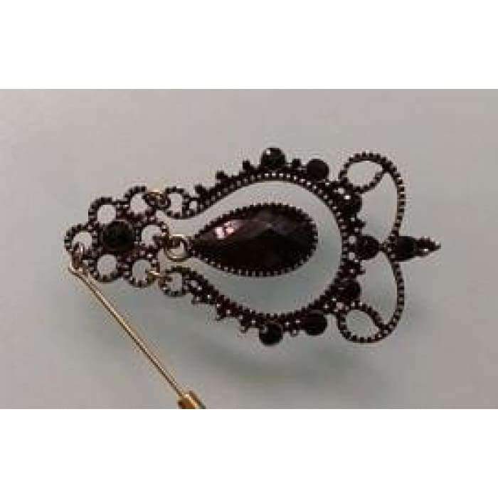 Vintage Hijab Pin – Black - Divinity Collection