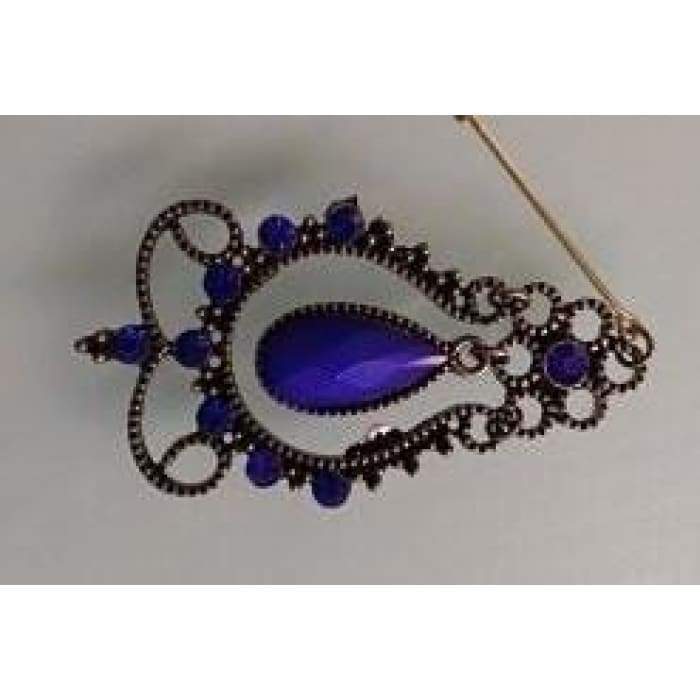 Vintage Hijab Pin – Electric Blue - Divinity Collection