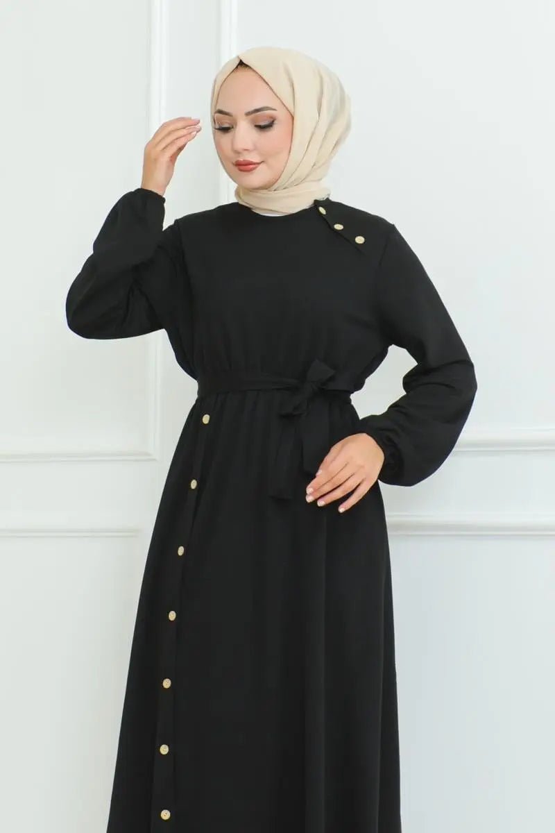 Accent Dress - Black - Divinity Collection