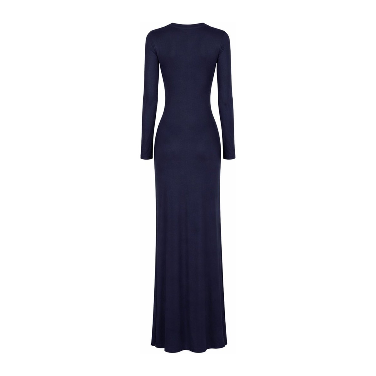 Body Dress Maxi Jersey New Fabric Modal - Navy - Divinity Collection