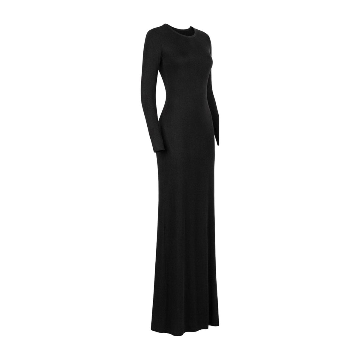 Body Dress Maxi Modal Jersey | Black | Divinity Collection 10