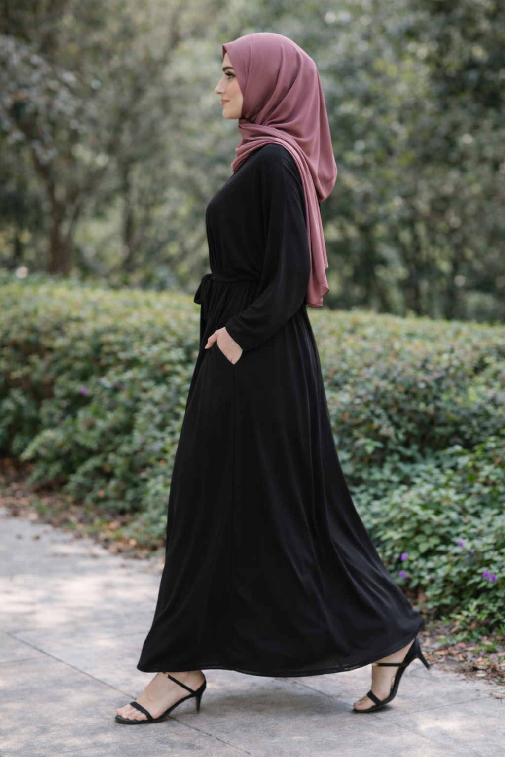 The Essential Batwing Maxi Dress – Black