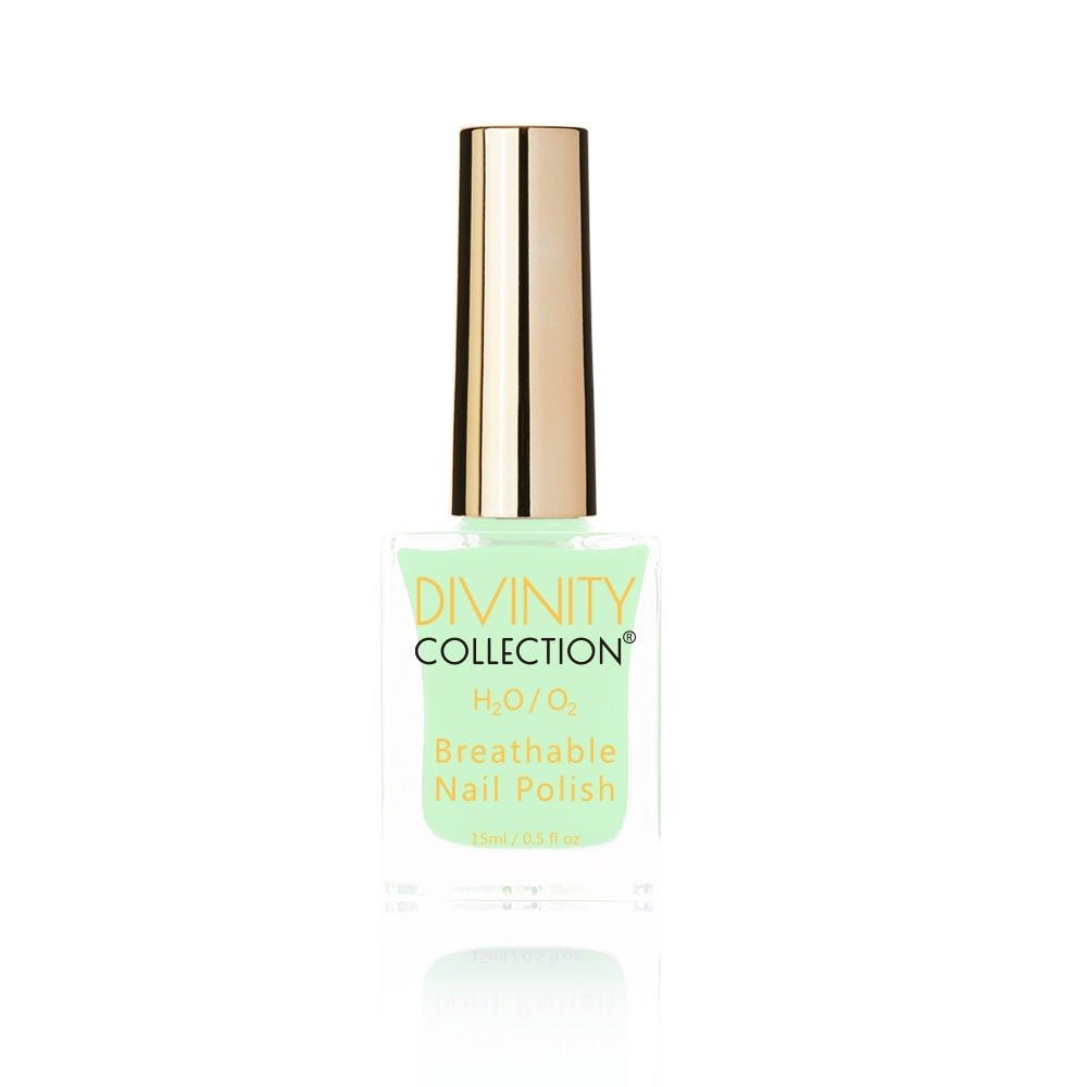 Divinity Collection Breathable Halal Nail Polish - Mint Tea | Divinity