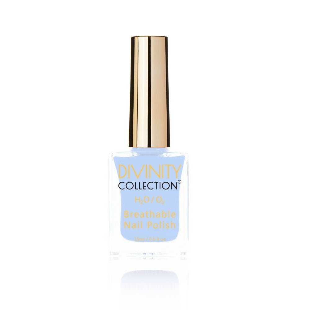 Powder Blue — one of three 15 ml polishes in the Pastel Escape trio
