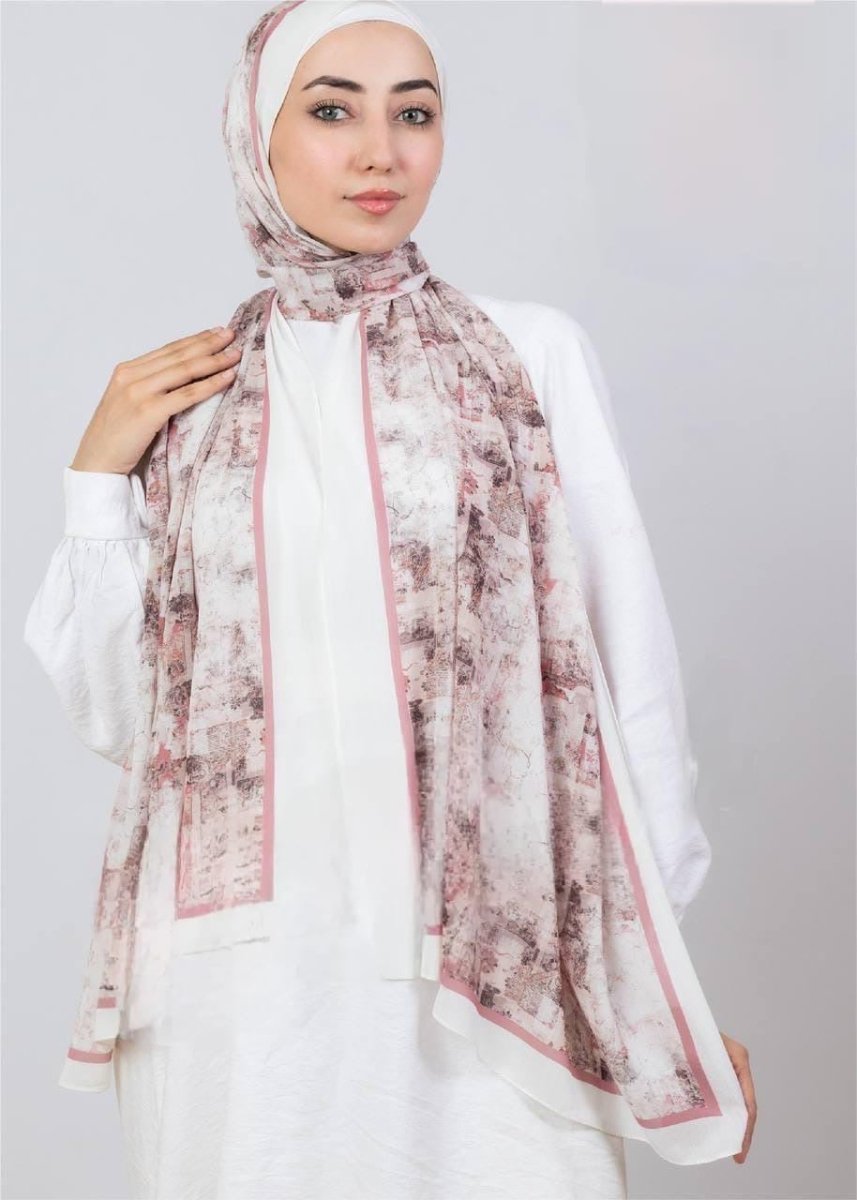 Escape Digital Chiffon Hijab - Divinity Collection