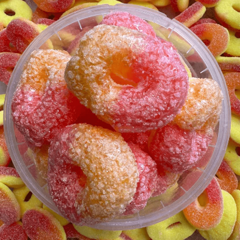 Freeze Dried Peach Rings - Divinity Collection