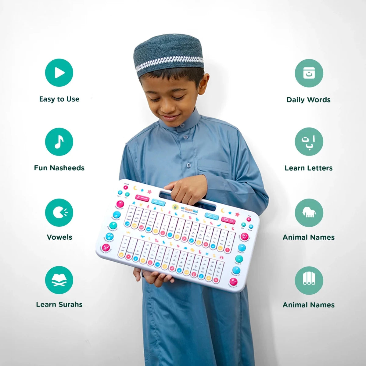 NEW | My Quran Pad | Interactive Arabic Learning Pad For Kids - Divinity Collection