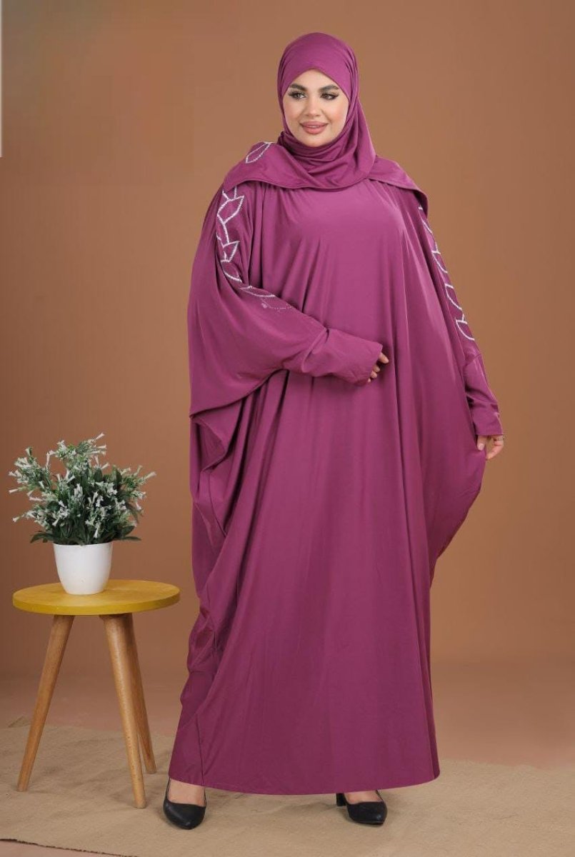 Paradise Abaya with Matching Hijab - Divinity Collection