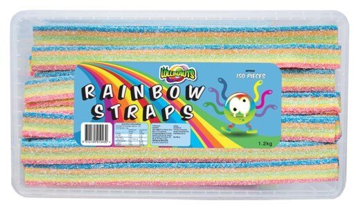 Rainbow Sour Straps - Lollinauts 200G - Divinity Collection
