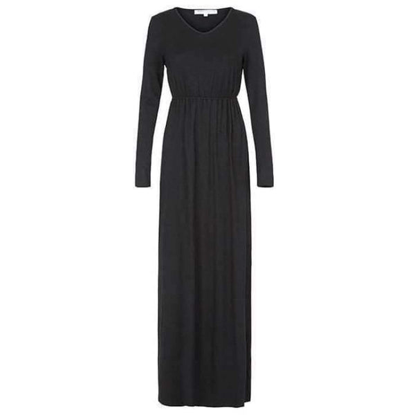 Baby Doll Modal Jersey Dress Black exclusive at Divinity Collection