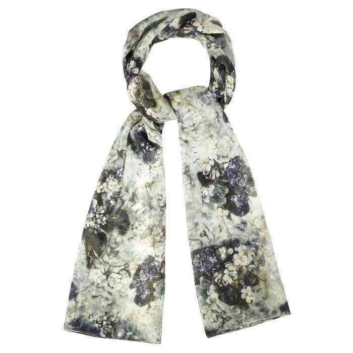 Cloudy Blue and White Floral Hijab - Divinity Collection