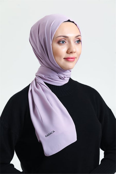 lilac chiffon shawl
