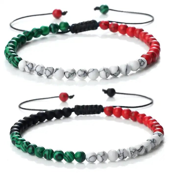 Stone Beaded Bracelet - Palestine - Divinity Collection